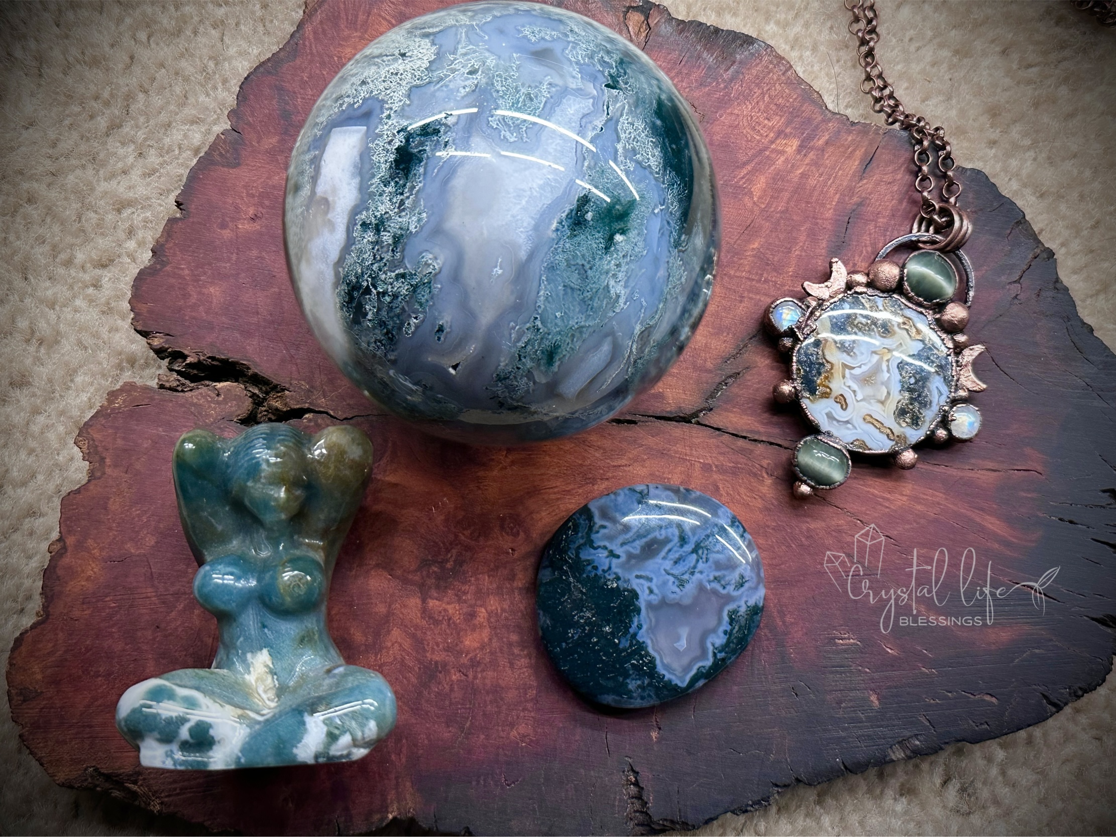 Agate (Moss) / Moss Agate